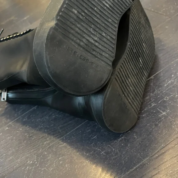 Rick Owens DRKSHDW black leather High Lace-Up Mod Military Boots IT 39 HTF - Picture 8 of 13